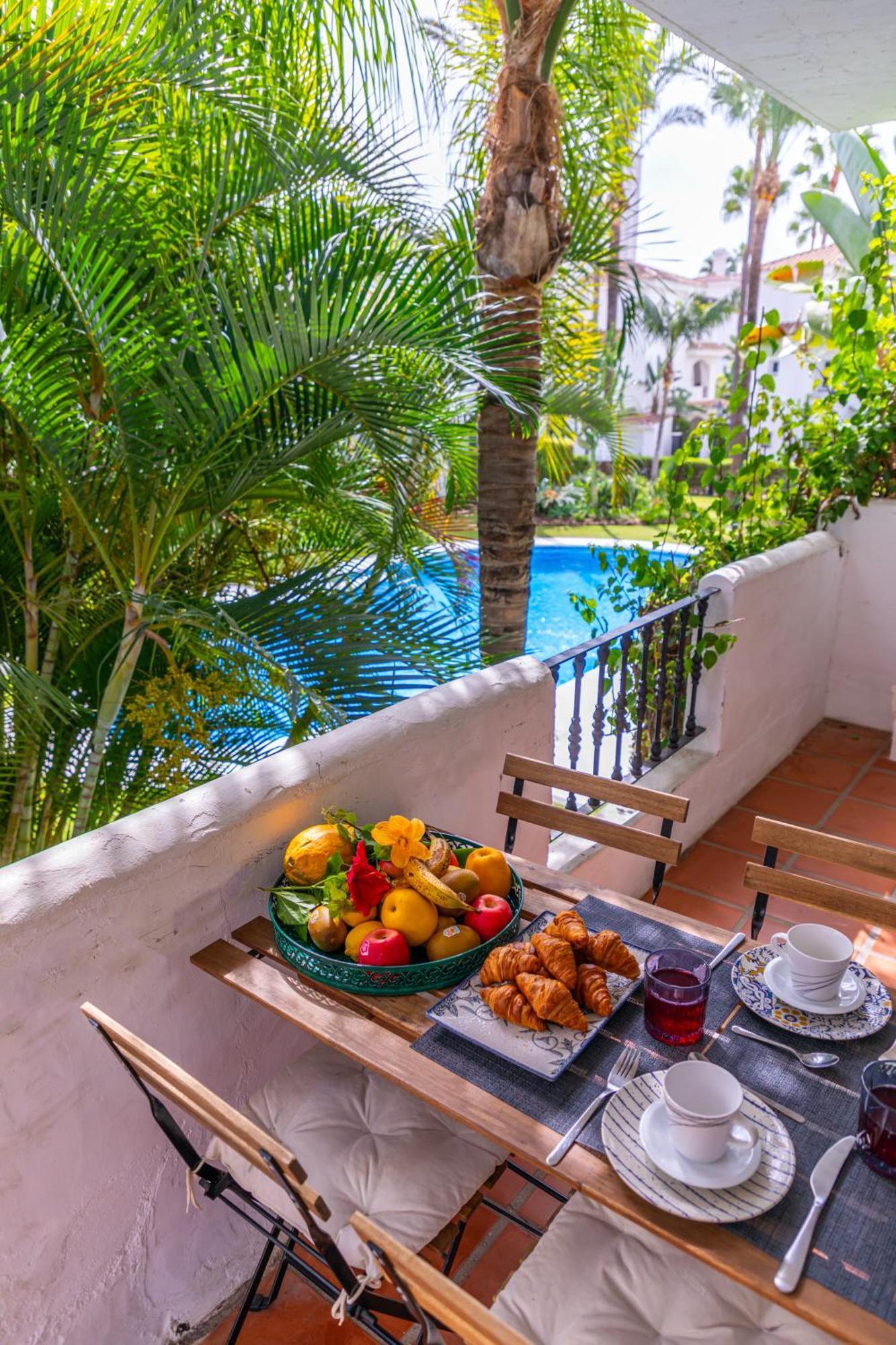 Ab Properties - Design Penthouse Marbella - Puerto Banus - Golden Mile - Pool And Tropical Garden View Eksteriør bilde